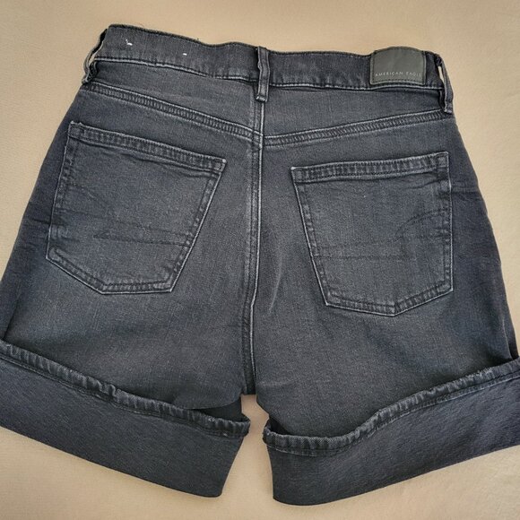 NTW American Eagle 6" Strigid Super High-Waisted Relaxed Denim Short - Size 000 - Picture 2 of 5